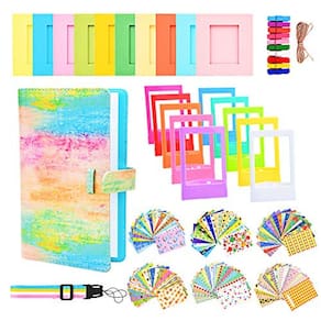 Sunmns Acessórios Bundle Kit Set Compatível com Fujifilm Instax Mini 11 9 8 90 70 Filmes, Acessório Incluem Álbum, Adesivos de Filme, Quadros de Mesa,