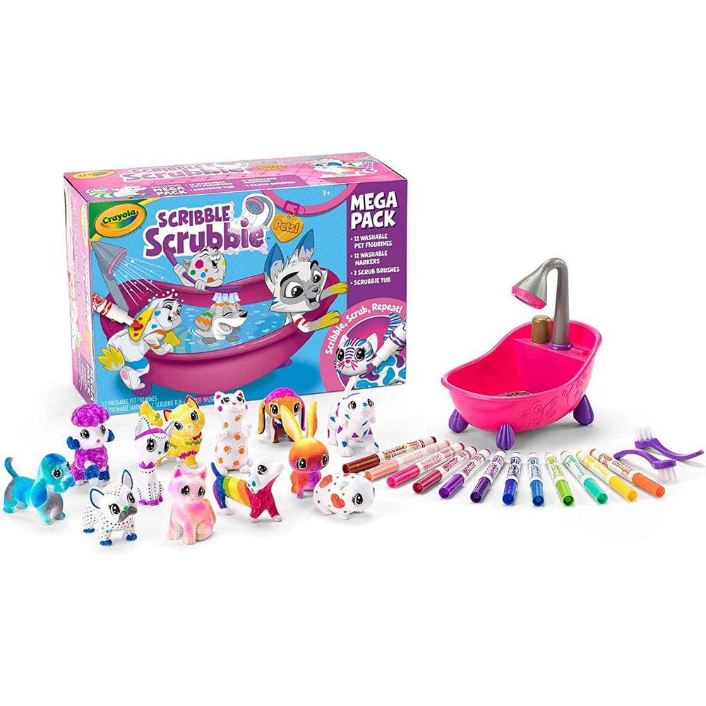 Megapack de Animais para Colorir c/ Brinquedos Reutilizáveis e Laváveis p/ Crianças de 3+