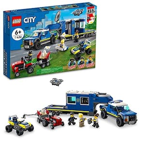 LEGO City Police Mobile Command Truck 60315 Building Kit; Playset de Construção da Polícia de Brinquedos para Crianças de 6 anos ou mais (436 peças)