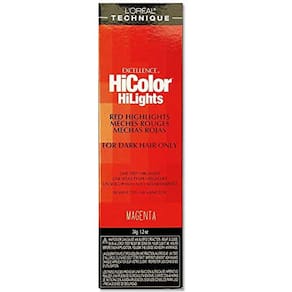 L`oreal Excellence Hicolor, Destaques Vermelho Magenta, 1.2 Oz