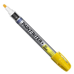 Markal - 96961 Pro-Line HP Marcador de tinta líquida de alto desempenho com ponta de bala de 1/8", amarelo (pacote de 12)