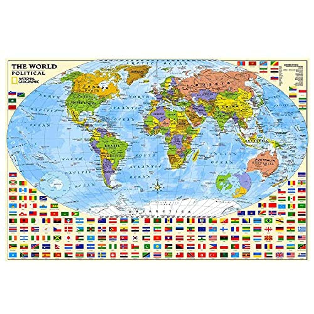 Quebra-cabeça Mapa PAYOHTO 1000 Peças - Brinquedo Político Adultos