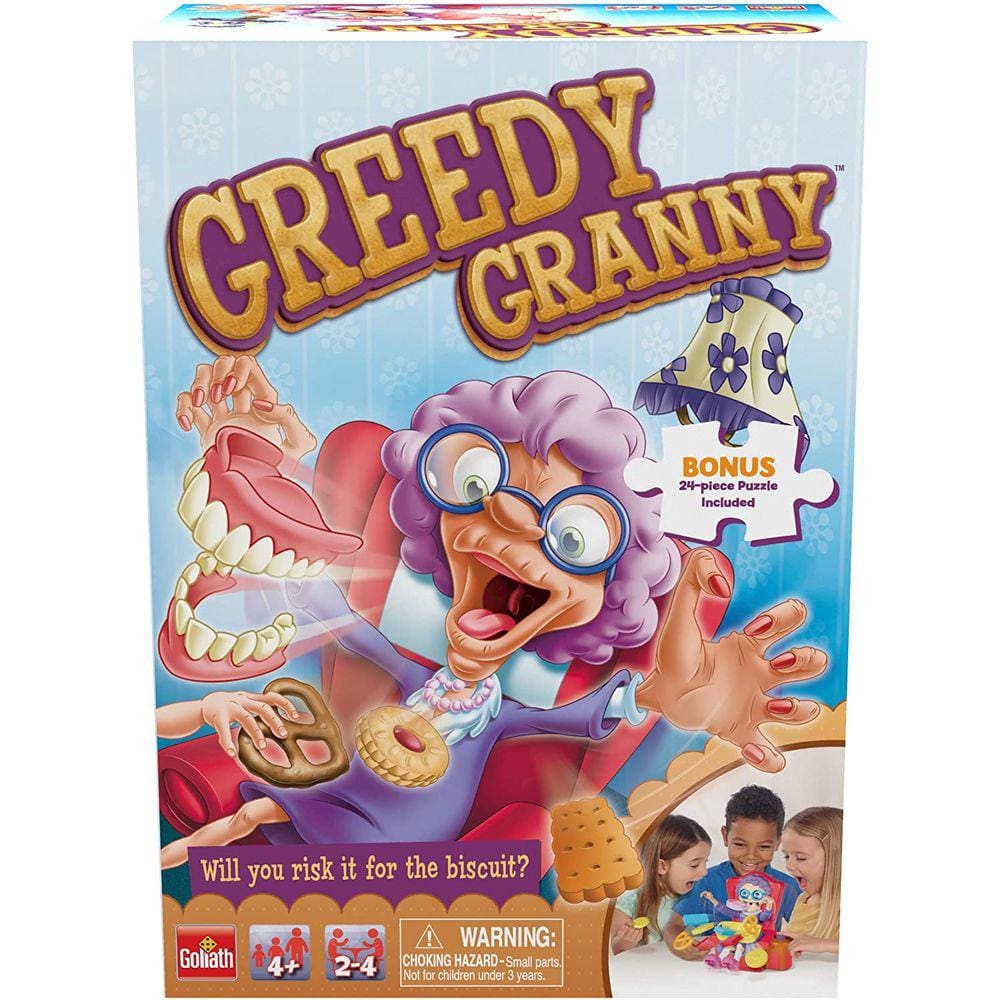 Brinquedo Vovó Gananciosa - Inclui um Divertido E colorido quebra-cabeça 24pc