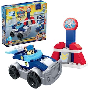 Mega Bloks PAW Patrol Chase`s City Police Cruiser, Construindo Brinquedos para Crianças (31 Peças)