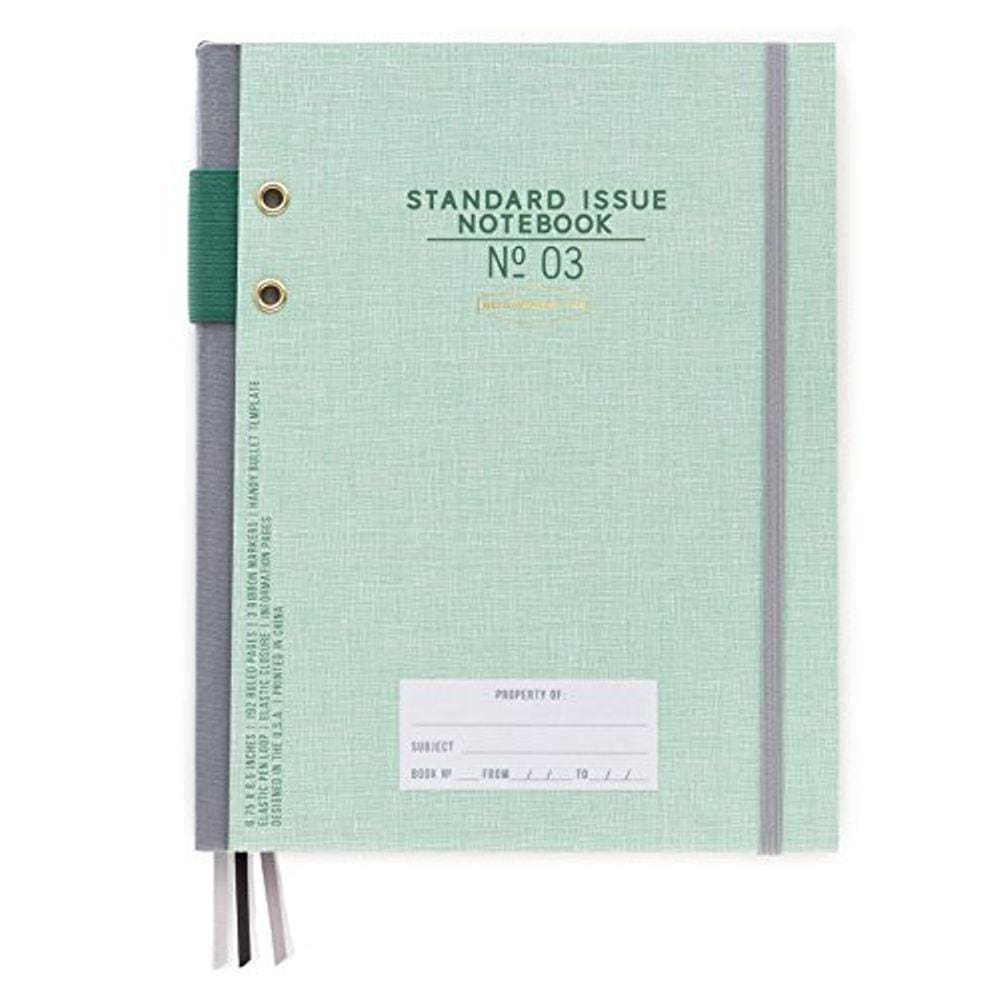 DesignWorks Ink Standard Issue Bound Personal Journal, Green
