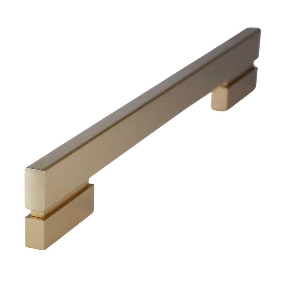 Puxador Alça Dupla Para Porta Moma - 1000Mm - Dourado Matte