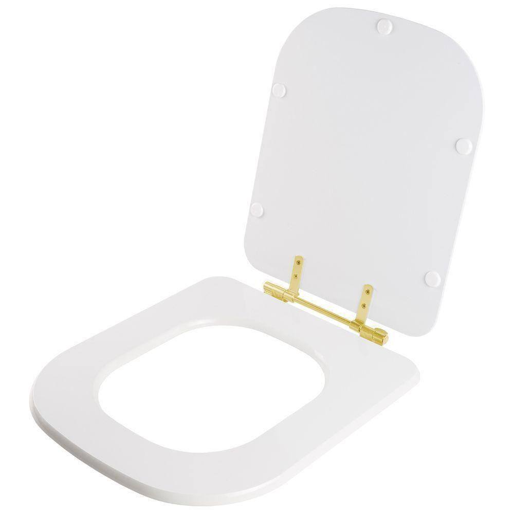 Assento Sanitário Poliéster Elite Branco Para Vaso Celite