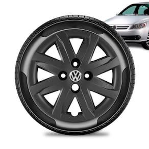 Calota Volkswagen Voyage G5 aro 14 2013 a 15 Preta Brilhante