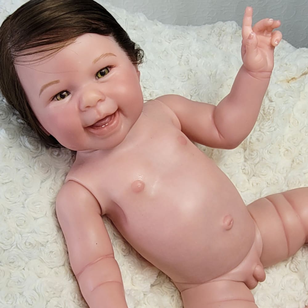 Bebe Reborn Menino 100% Silicone 47 Cm - Lucas - Full