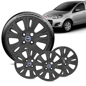 Jogo 4 Calota Palio Essence aro 13 2014 a 16 Grafi Fosc Azul
