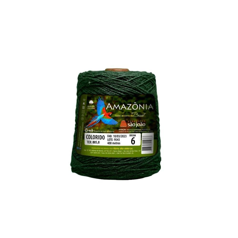 Barbante Amazonia 400g Fio 6 Crochê Tricô