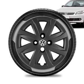 Calota Volkswagen Saveiro G5 aro 14 2013 15 Preta Brilhante