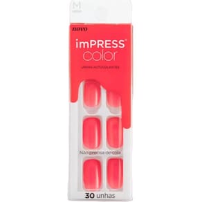 Unha Autocolante Impress Color Média She`s Right Kiss
