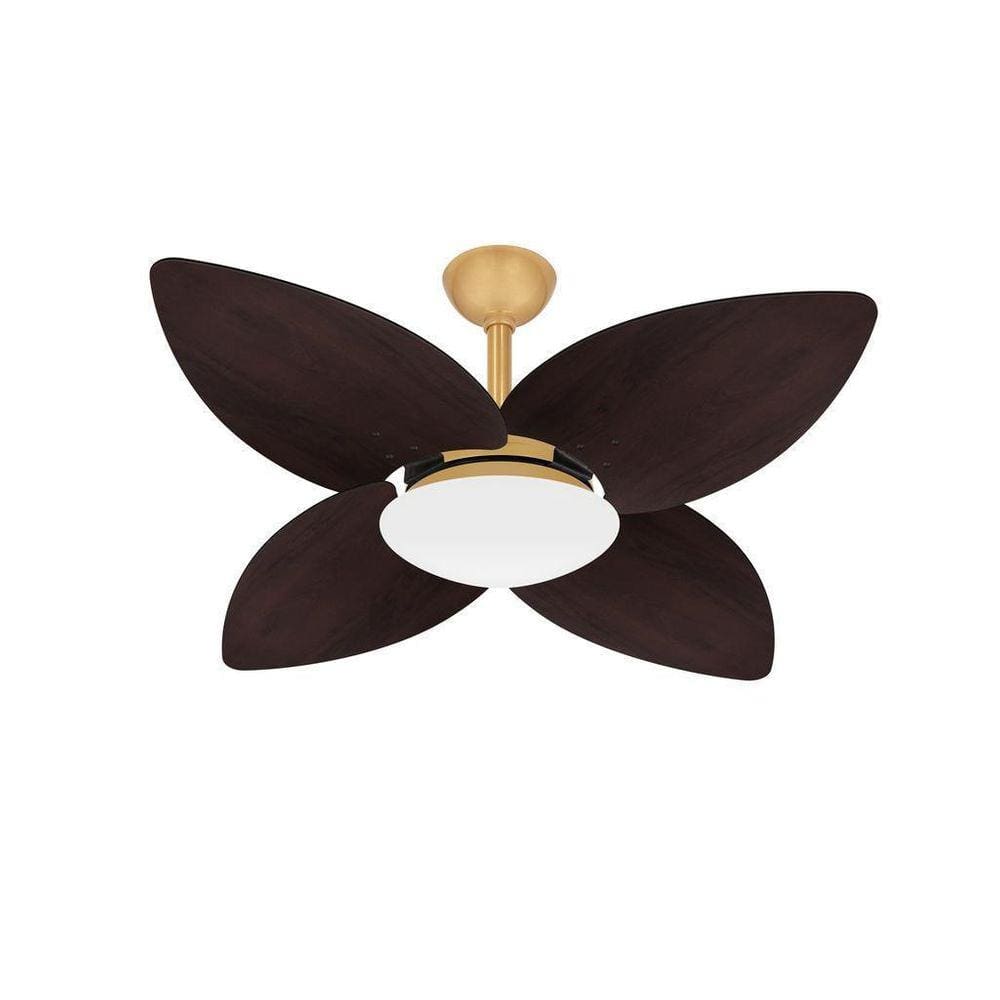 Ventilador De Teto Dourado Econômico 4 Pás Winds Ventax 220V