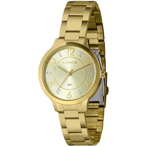 Relogio Lince Feminino Urban Analogico Lrg4738L38 Dourado