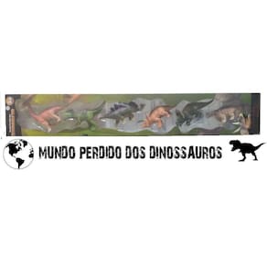 Boneco - Kit Mundo Perdido dos Dinossauros 6 dinos - VD