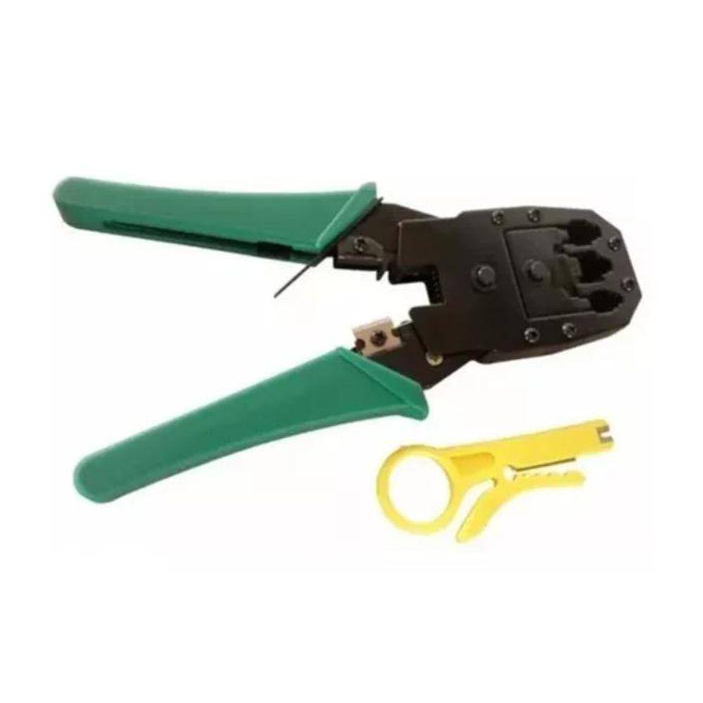 Alicate Crimpar Cabo Rede Crimpador Rj45 E Rj11 - Le-1940