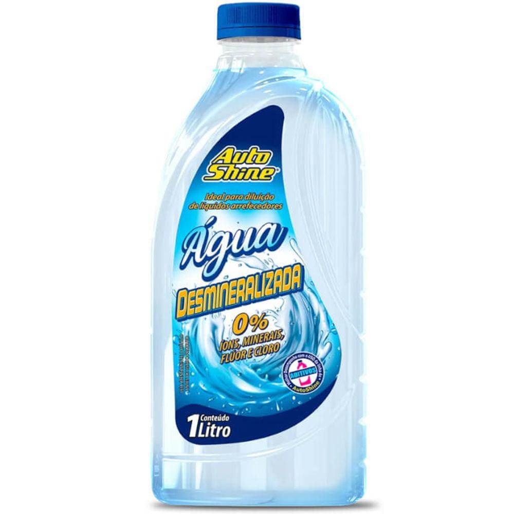 Agua Desmineralizada Automotiva 1 Litro Autoshine