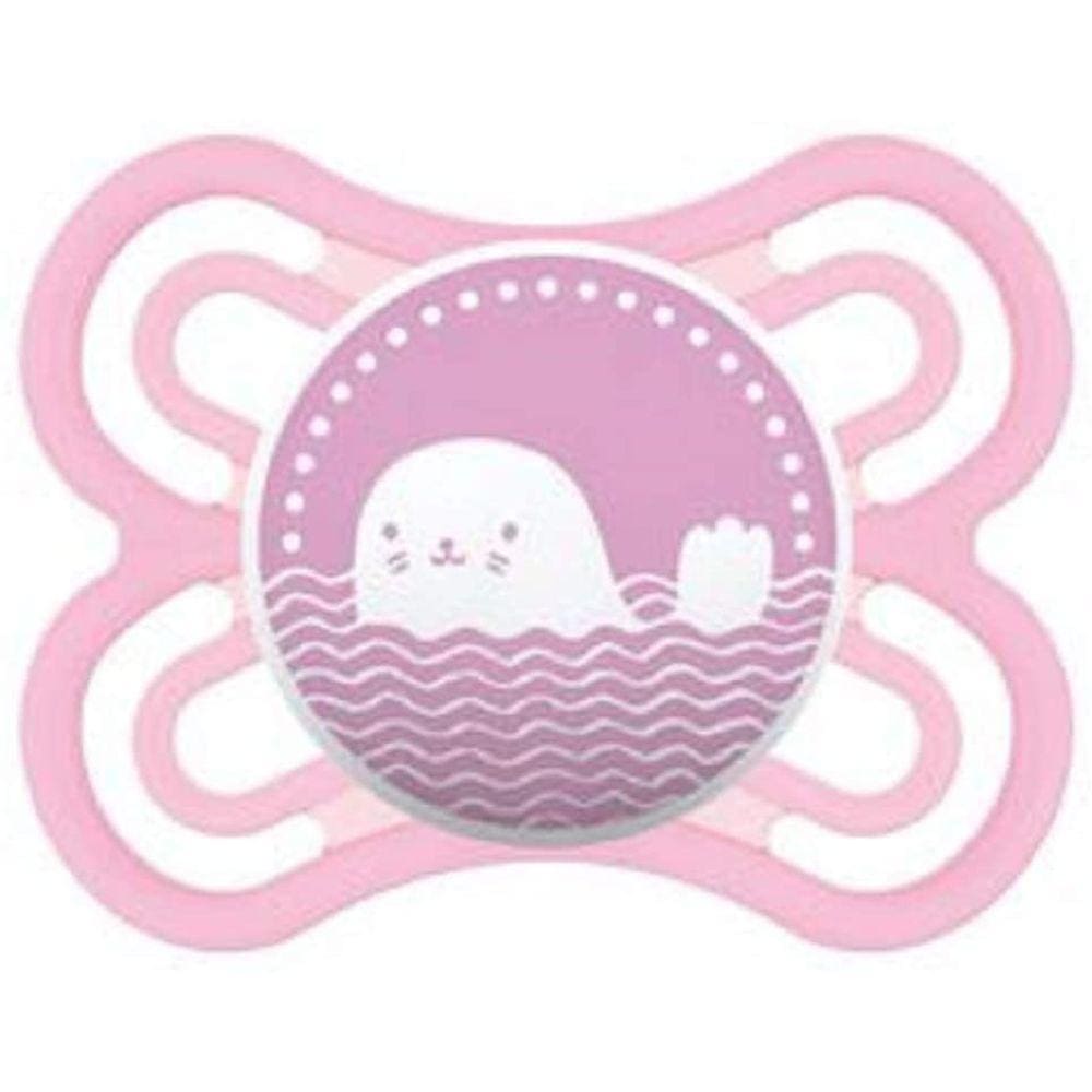 Kit com 2 Chupetas Perfect 0-6 meses Rosa - MAM