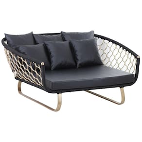 Chaise Milão Trama em Alumínio para Área, Jardim, Piscina