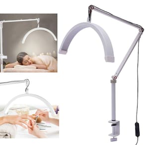 Luminaria Estetica Suporte Celular 3 Tons Ajustavel Spa Salao Beleza Dentista Cilios Sobrancelha Tatuagem Maquiagem Manicure