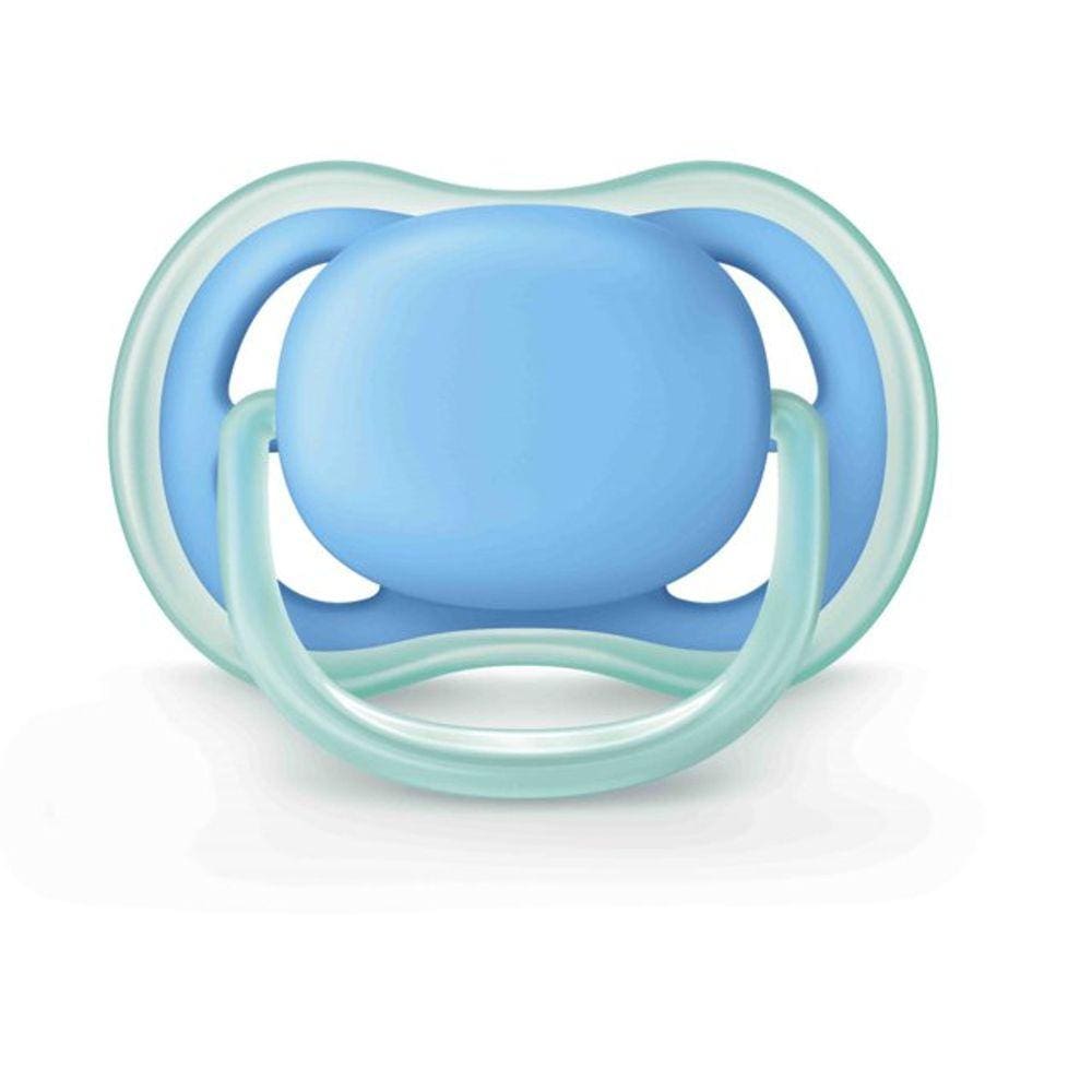 Chupeta Ultra Air Night 6-18M Com Estojo Azul 1UN - Philips AVENT
