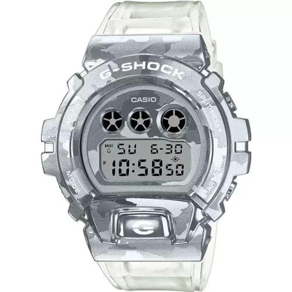 Relógio CASIO G-SHOCK Skeleton masculino GM-6900SCM-1DR
