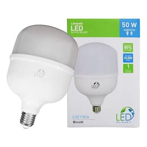 Lâmpada Super Led 30w Bivolt Super Bulbo Alta Potencia Branco Frio Comercio Galpão Salão Fabrica