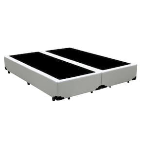 Base Box Casal Bipartido Linhão Branco