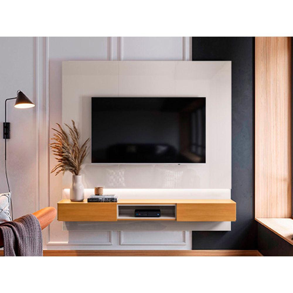 Painel para TV Paris 1.80 Off White/Tauri Lukalian