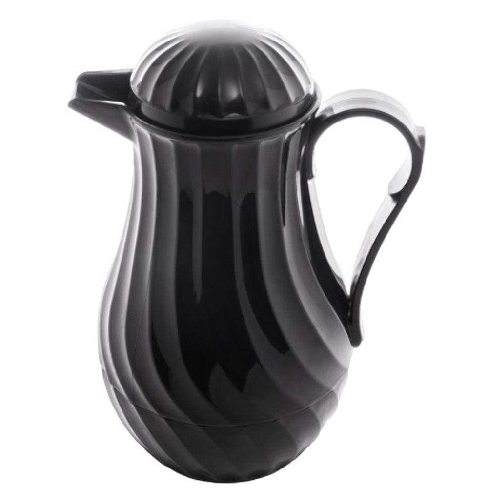 Garrafa Térmica de Plástico Twist Preta 1L - Lyor