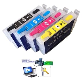 Cartucho Recarregavel Xp4100 Xp4101 Chave Ativação, Tintas