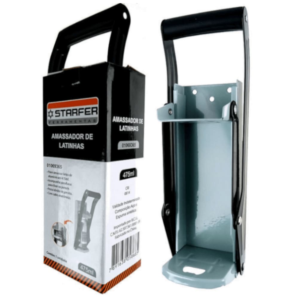 Amassador de lata 475ml Starfer