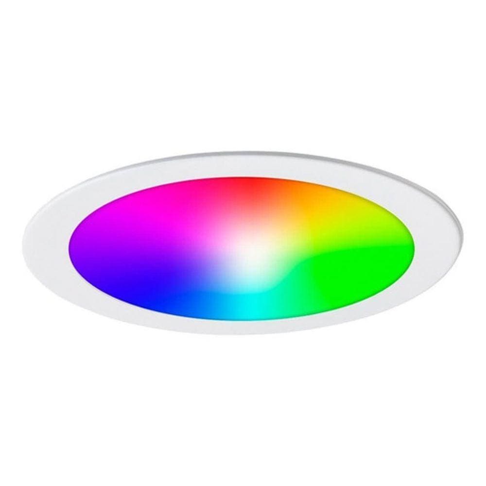 Painel Plafon 18W Led Rgb Redondo Embutir Sensor Rítmico Bivolt 110V/220V APP Celular Alexa Smart Home Google Colorido