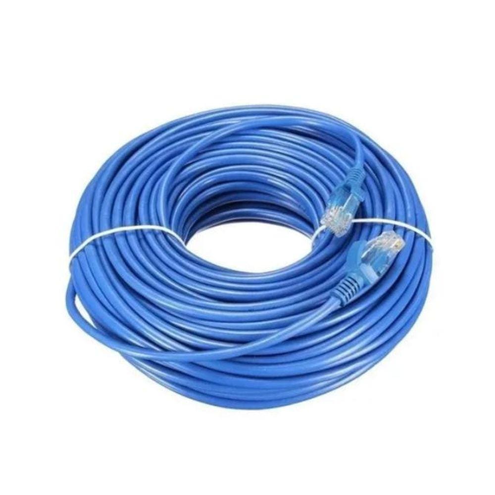 Cabo De Rede Patch Cord Rj45 50 Metros Xc-cr-50m Flex - Azul