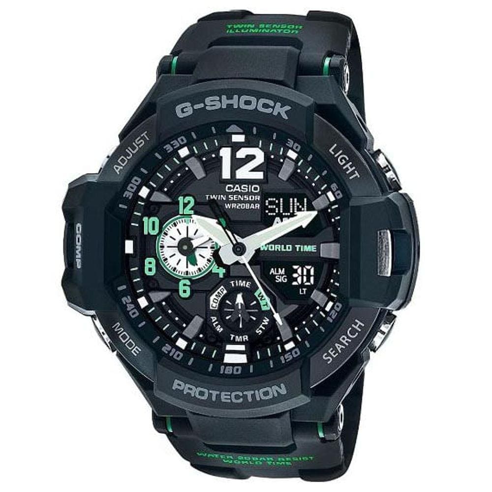 Relógio CASIO G-SHOCK GravityMaster masculino GA-1100-1A3DR