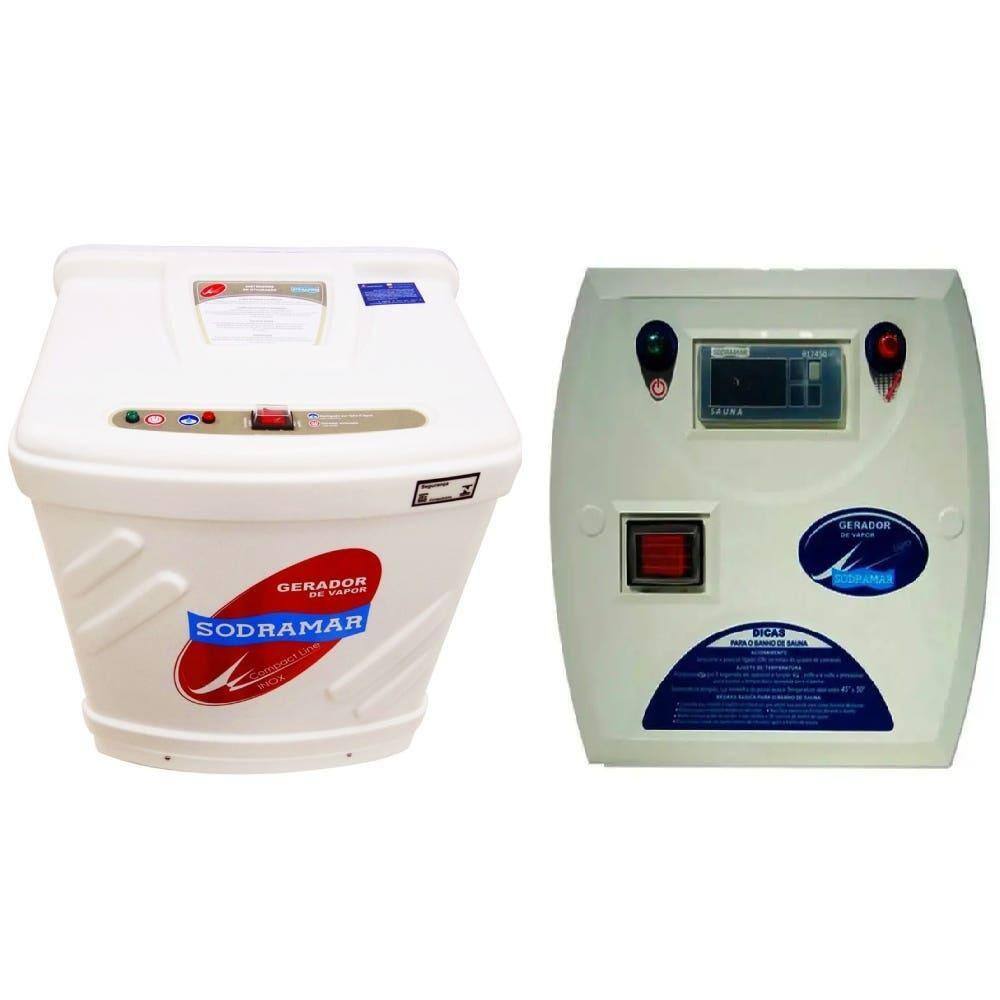 Sauna a Vapor 18KW 220V com Comando Digital Inox SODRAMAR