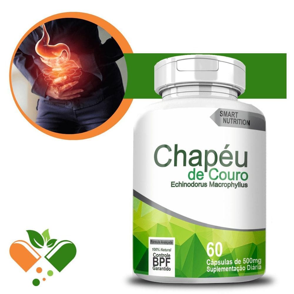 Chapéu De Couro 60 Cápsulas