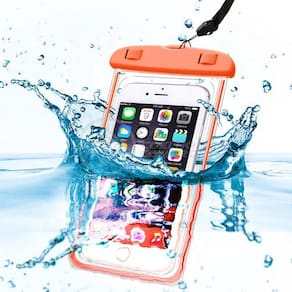 Capa Bolsa A Prova Dágua Impermeável Universal Para Laranja