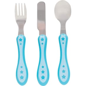 Kit Talher 3 Pecas Estrelinha Azul - Buba
