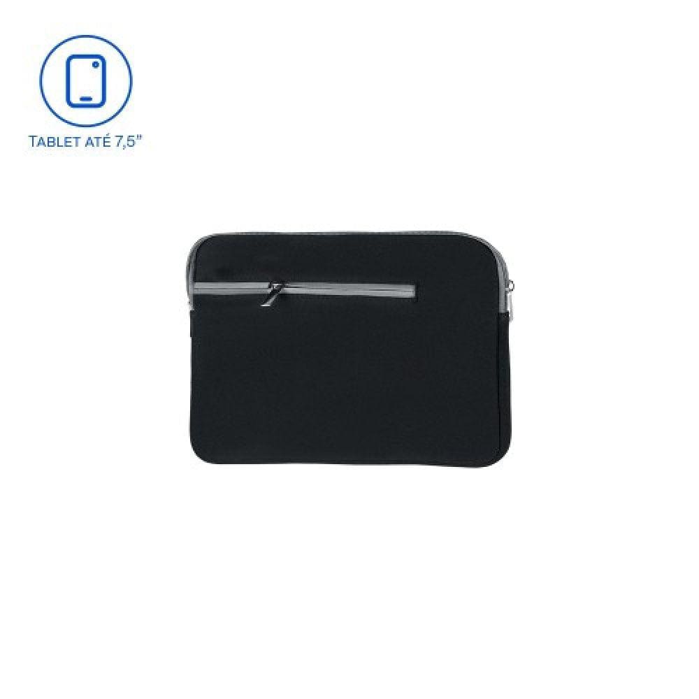 Case Neoprene Preta para Tablet até 7,5 Multi - BO441