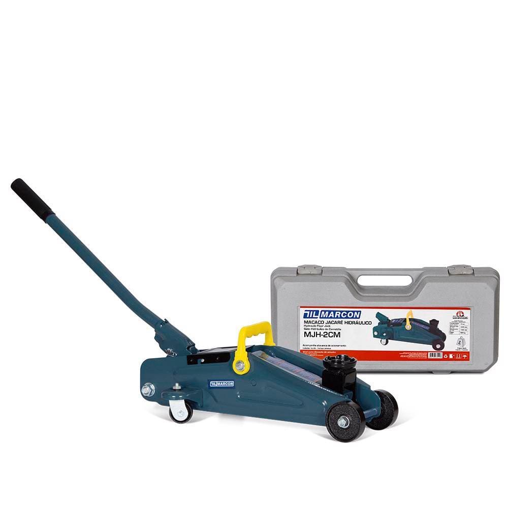 Macaco Hidráulico Tipo Jacaré Curto 2 Toneladas com Maleta - Marcon MJH-2CM