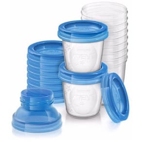 Copos Decorados para Armazenamento de Leite - Philips AVENT
