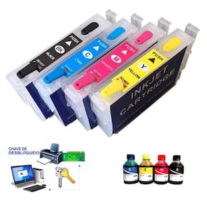 Cartucho Recarregavel Xp214 Chave Ativação e Tintas