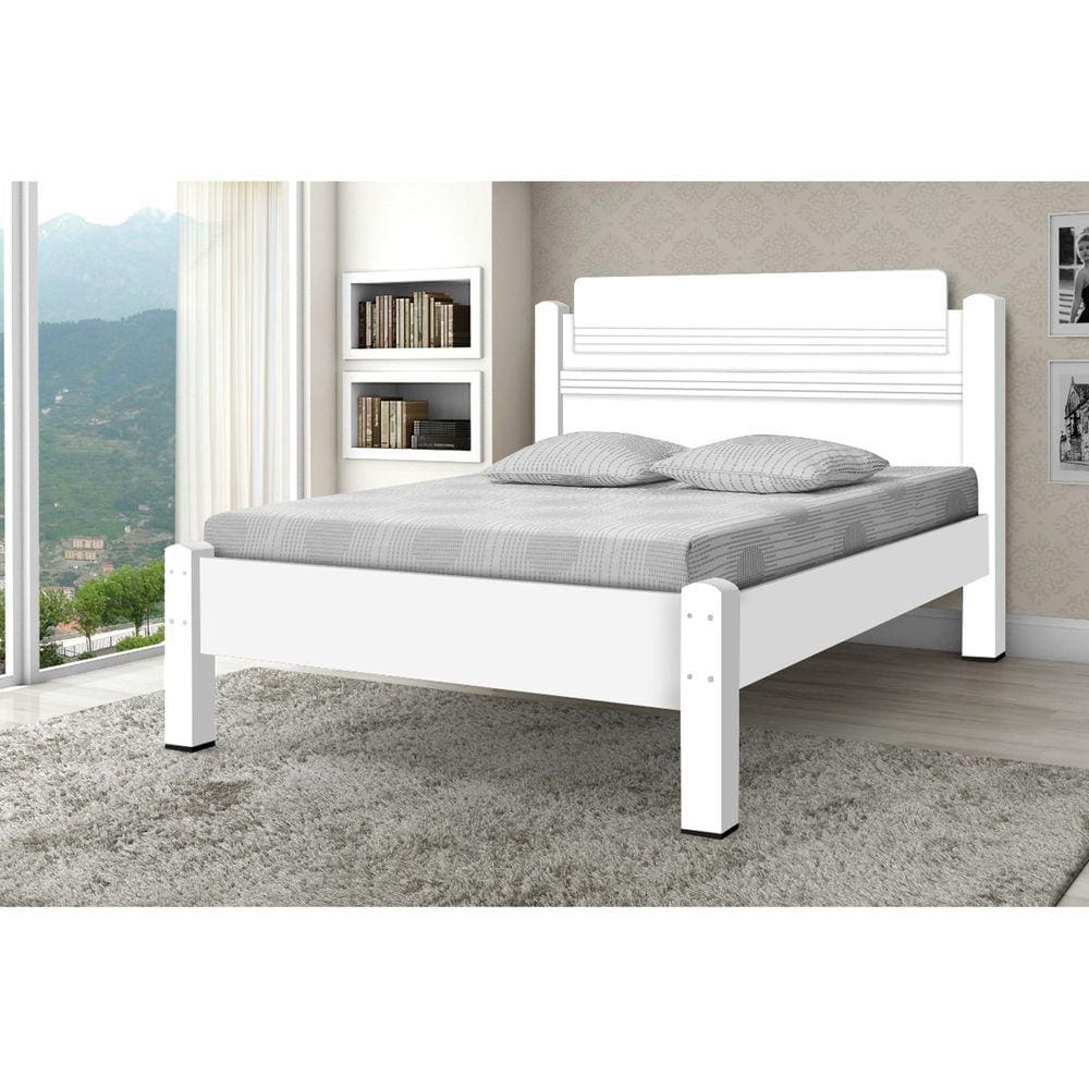 Cama Casal Paris Branco