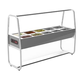 Buffet Térmico Aquecido Inox 10 Cubas com Tampa 127v BF1011 Prata