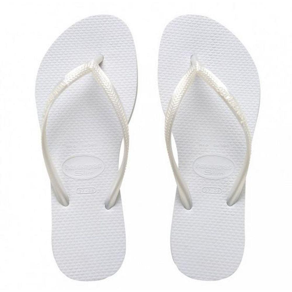 Chinelo Havaianas Slim Básico Branco1312 - Feminino