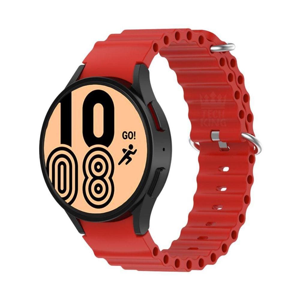 Pulseira Silicone Ondulada Para Smartwatch Galaxy Watch4 44