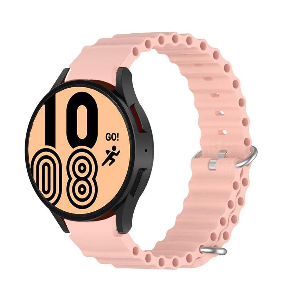 Pulseira Silicone Ondulada Para Smartwatch Galaxy Watch4 44