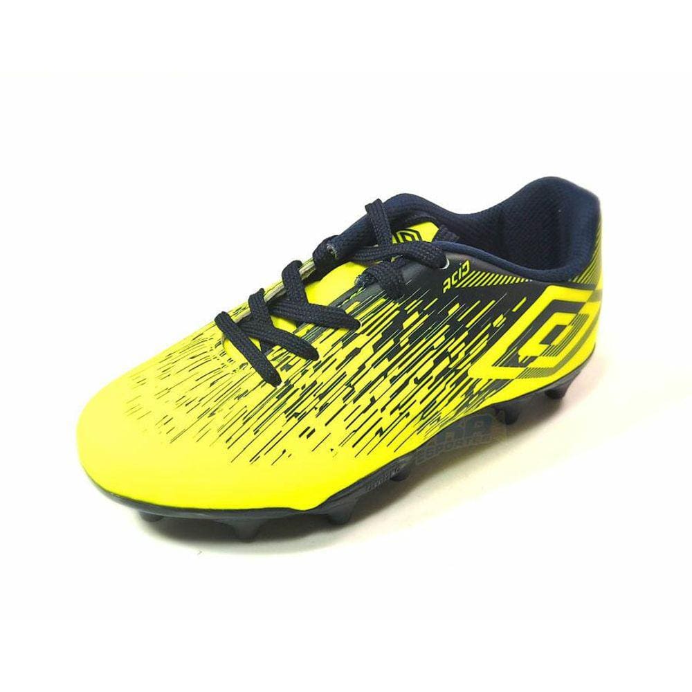 Chuteira ACID 2 JR Campo lim/mrh infantil - Umbro